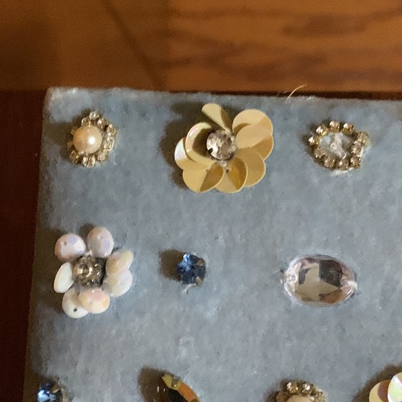 DAISY FUENTES - Gorgeous Blue Jeweled Jewelry Box - Picture 4 of 16